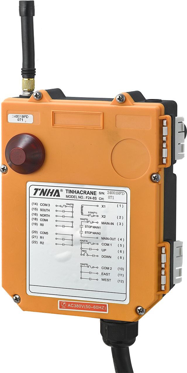 Tnha1 F24 6d Double Speed Crane Radio Remote Control Industrial